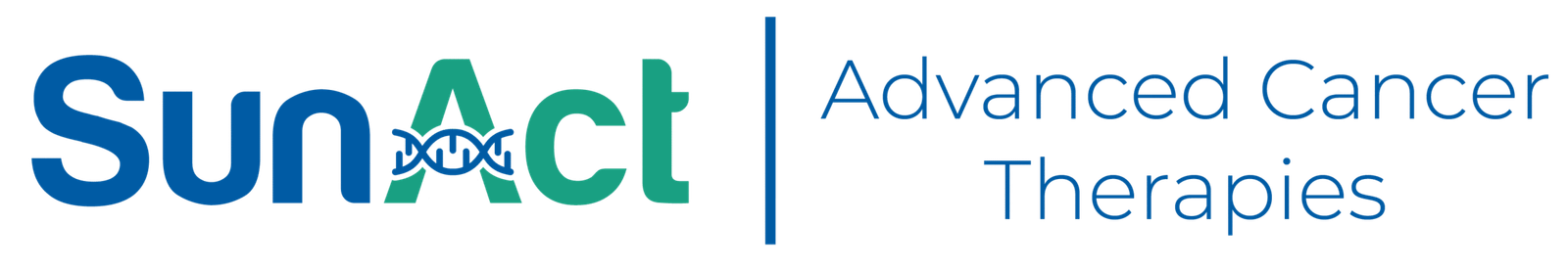 SunAct - Advanced Cancer Therapies official logo with tagline