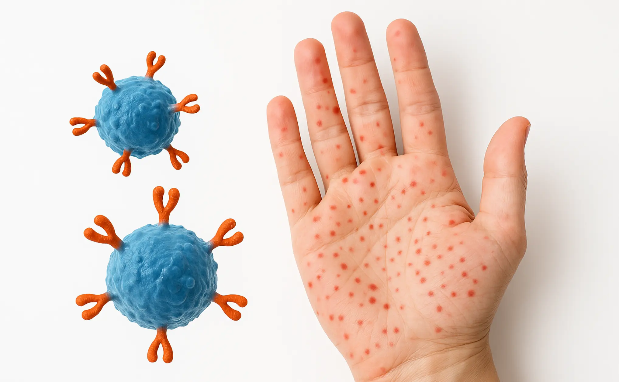 Immune cell attacking platelets in autoimmune thrombocytopenia (ITP), with concept of immune system reset therapy