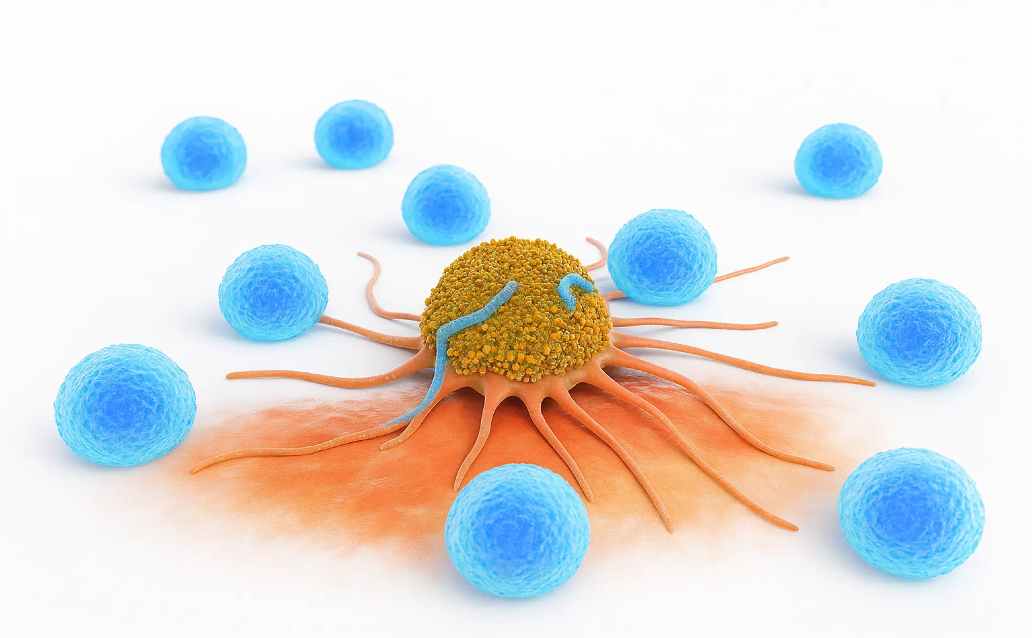 Visual representation of Talquetamab antibody bridging to BCMA CAR-T therapy in relapsed/refractory multiple myeloma treatment.